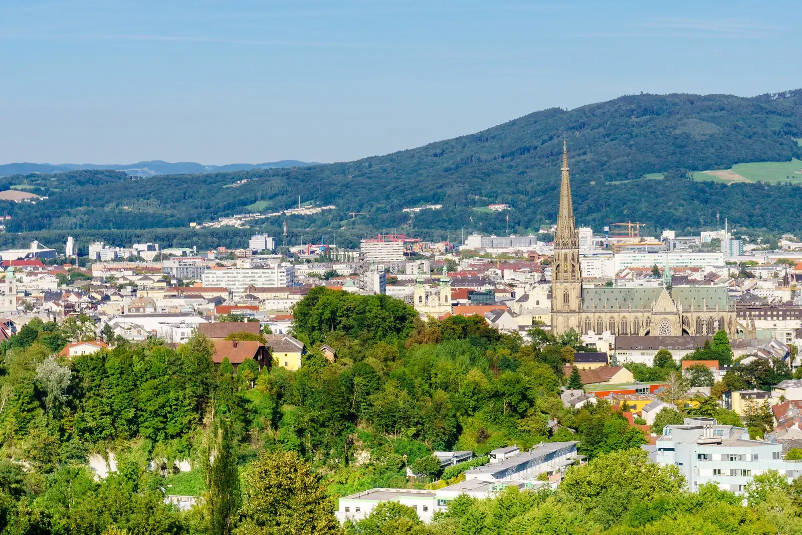 Linz — destination of transfer from Prague Airport