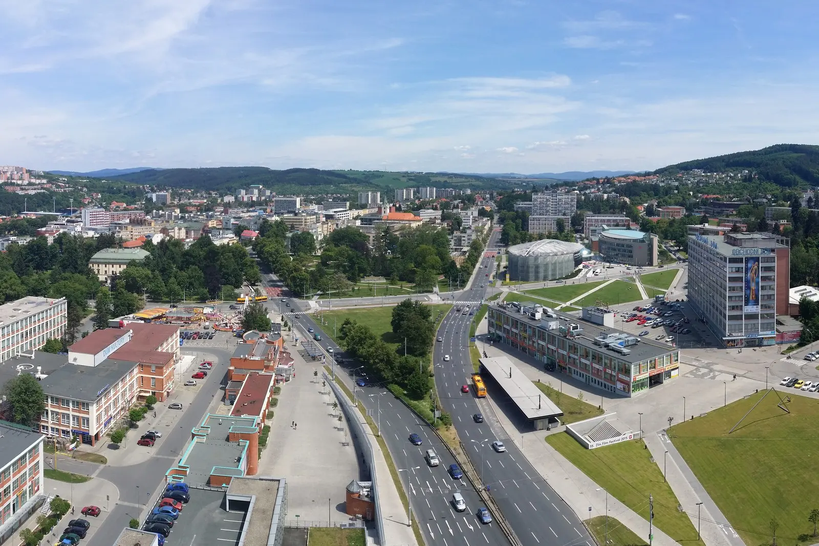 Zlín — destination of transfer from Prague Airport